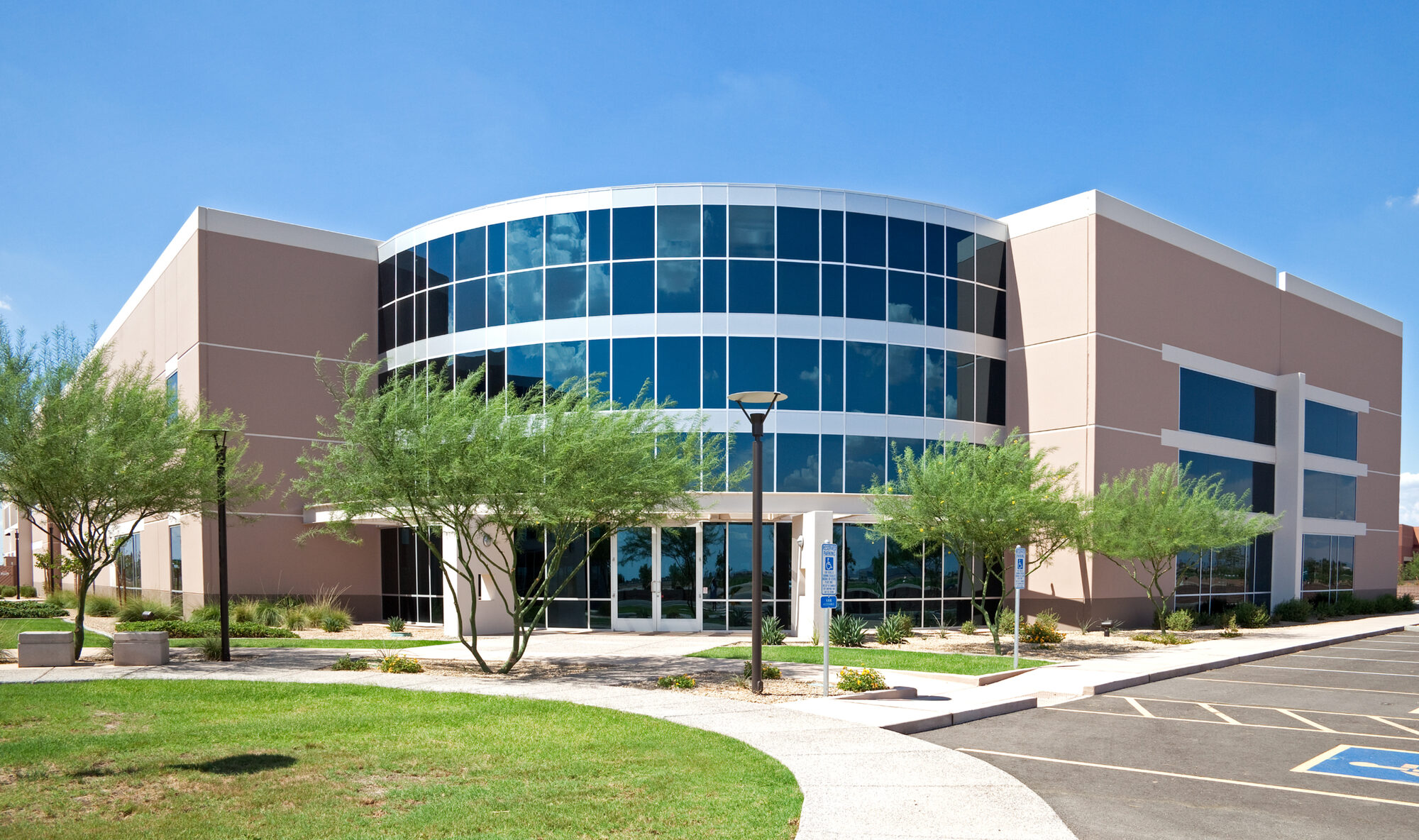 Modern commercial office building